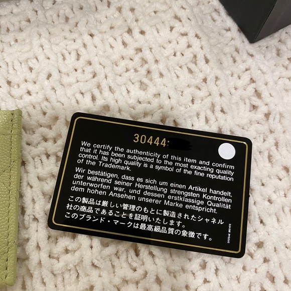 ❌SOLD❌Chanel O card holder pistachio green Rare - Picture 3 of 11